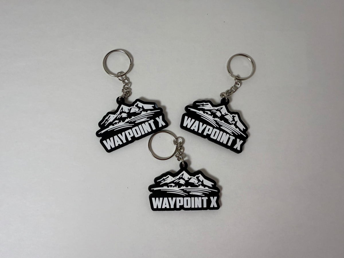 Waypoint X Mountain Keychain